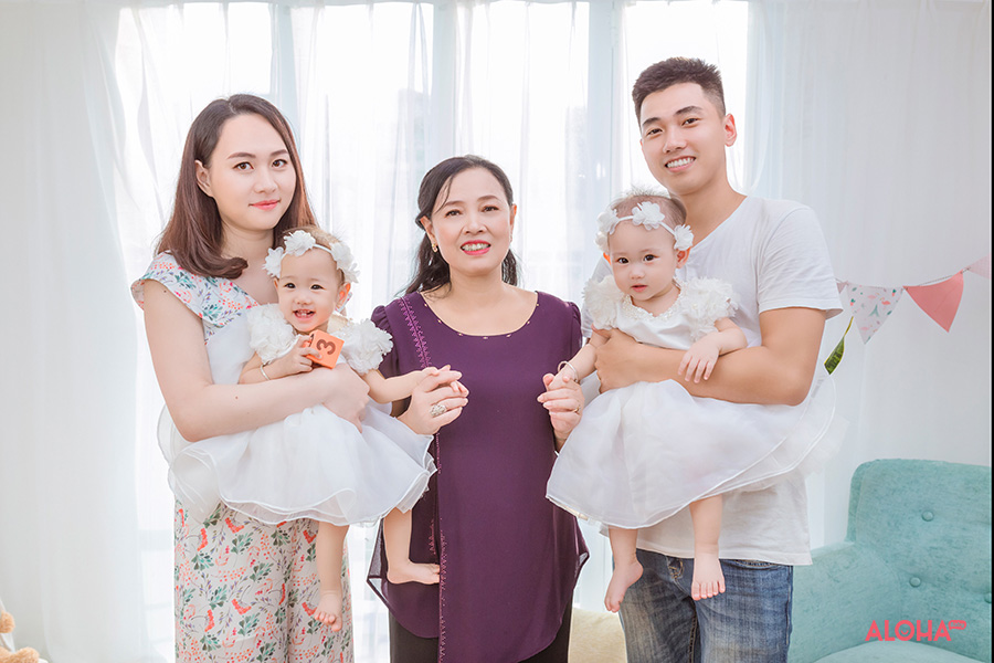 album ảnh bé sinh đôi cực yêu